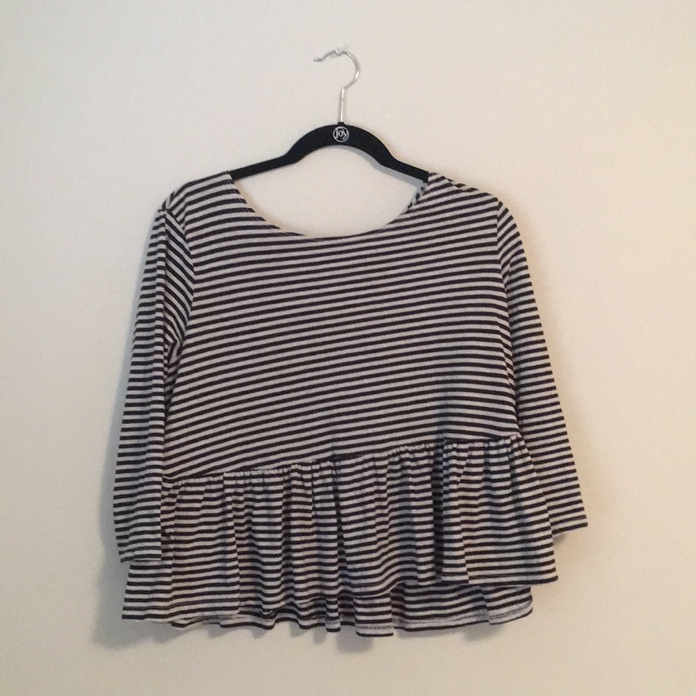 Free People striped lounge tee!